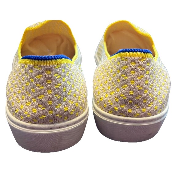 Rothy’s Original Slip On Sneaker Sunshine Honeycomb Yellow Retired Womens Size 7 - Picture 4 of 15